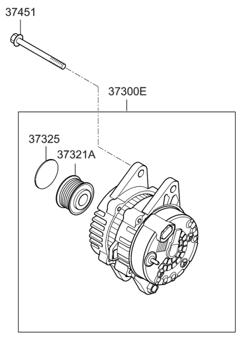 2013 Kia Sorento Alternator Diagram 2