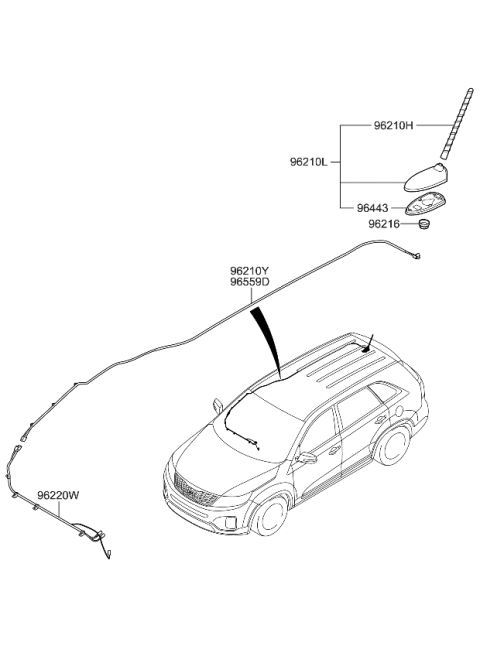 2013 Kia Sorento Antenna Diagram