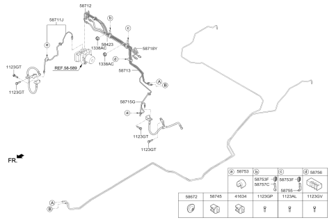 2013 Kia Sorento Brake Fluid Line Diagram