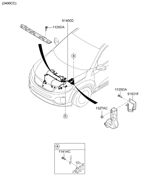 2014 Kia Sorento Control Wiring Diagram 1