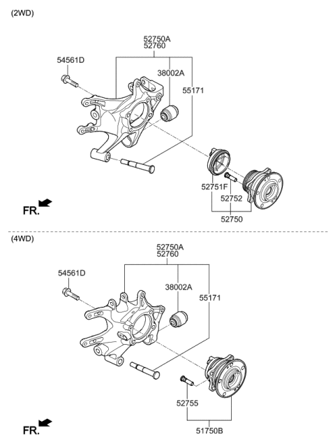 2013 Kia Sorento Rear Axle Diagram