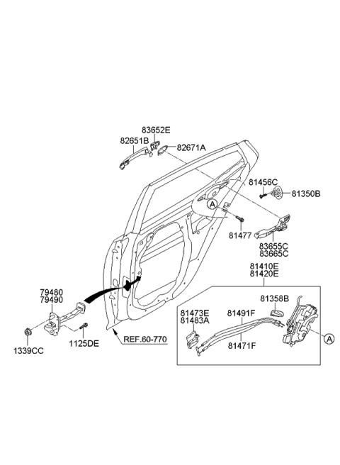 2011 Kia Optima Rear Door Locking Diagram