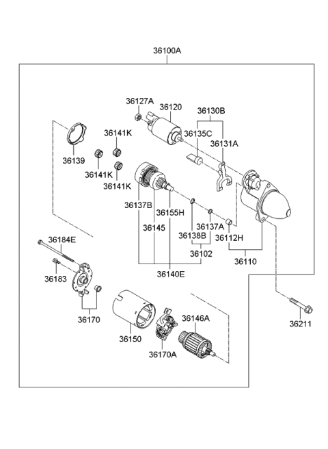 2012 Kia Optima Starter Diagram 1