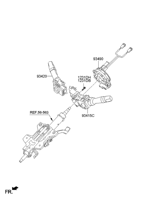 2012 Kia Optima Multifunction Switch Diagram