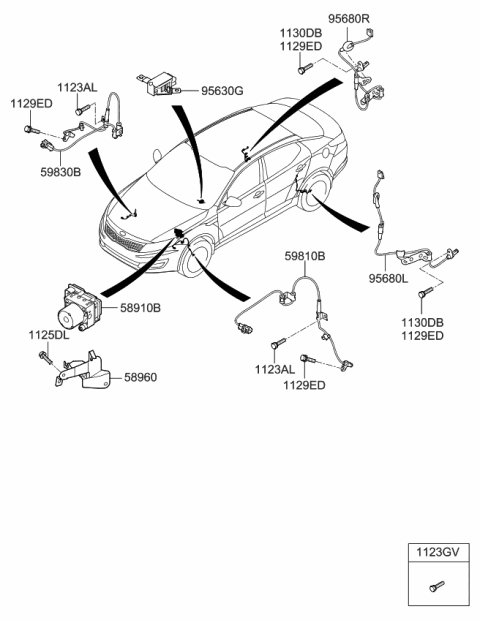 2012 Kia Optima Hydraulic Module Diagram