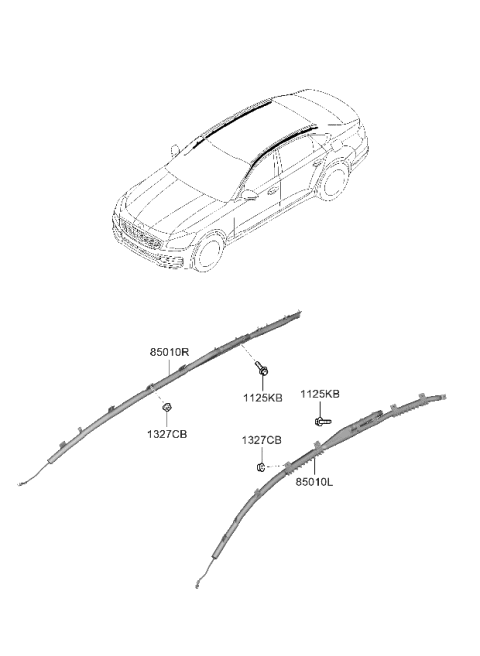 2020 Kia K900 Air Bag System Diagram 2