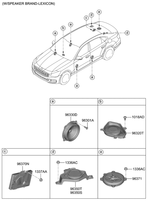 2019 Kia K900 Speaker Diagram 2