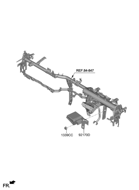 2019 Kia K900 ECU Assembly-AFLS Diagram for 92170J6000