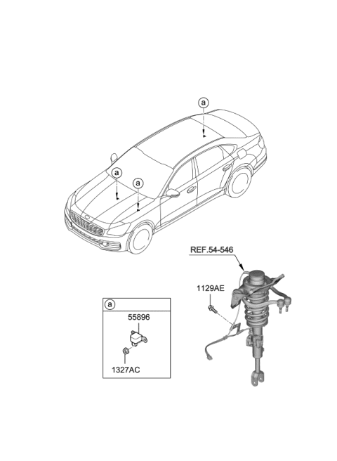 2020 Kia K900 Air Suspension Diagram