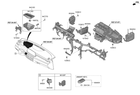 2019 Kia K900 Plate-Window Diagram for 94313J6000