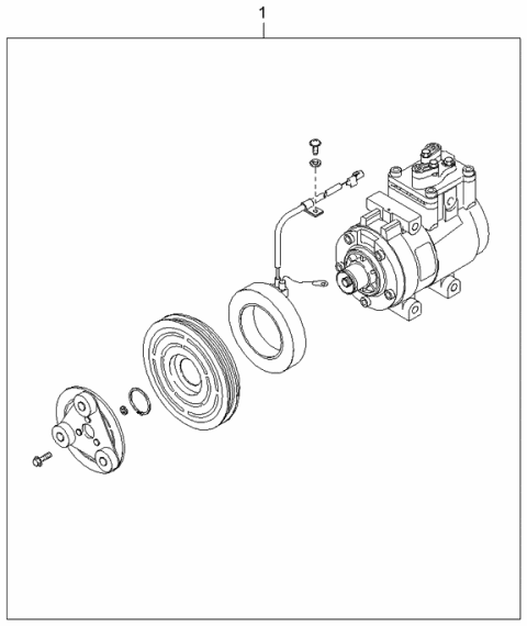 2002 Kia Rio Compressor Diagram 2