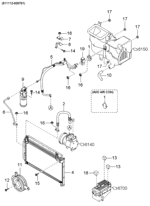 2003 Kia Rio Air Con Diagram 4