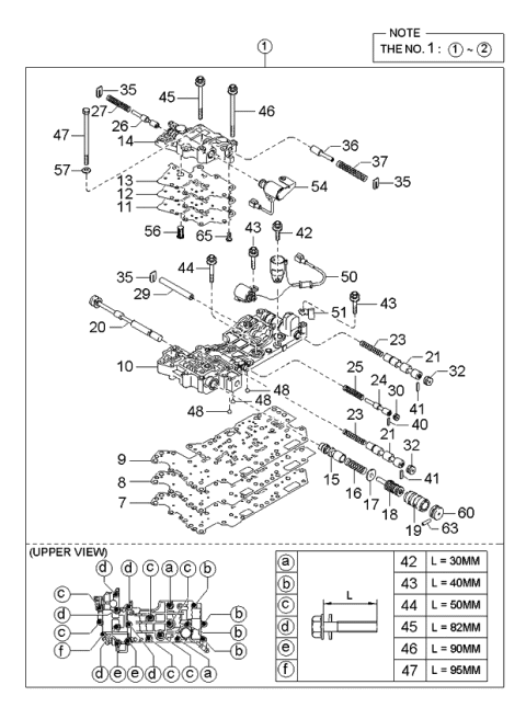 2003 Kia Rio Control Valve Diagram 1