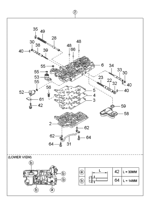 2004 Kia Rio Control Valve Diagram 2