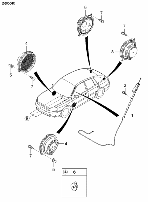 2002 Kia Rio Audio Diagram 7