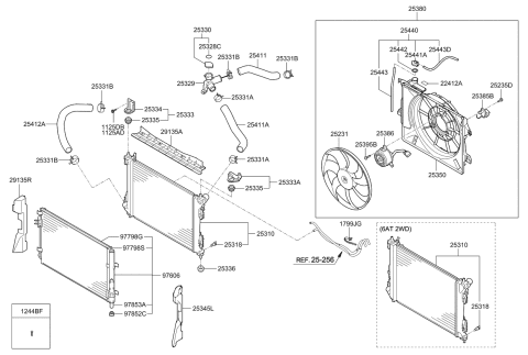 2015 Kia Rio Engine Cooling System Diagram