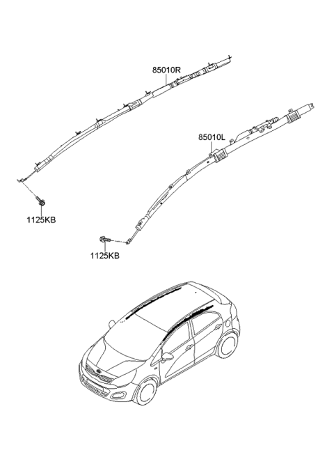 2012 Kia Rio Air Bag System Diagram 2