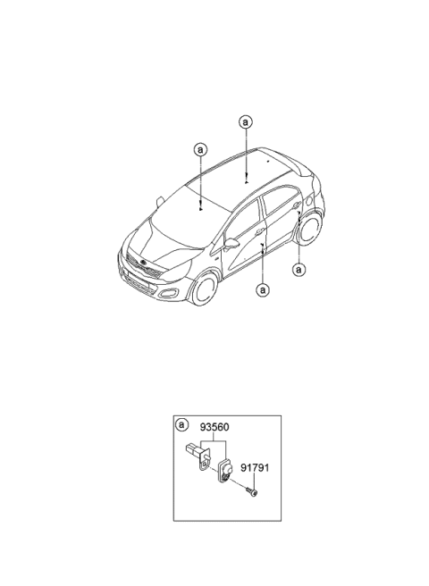 2014 Kia Rio Switch Diagram 2