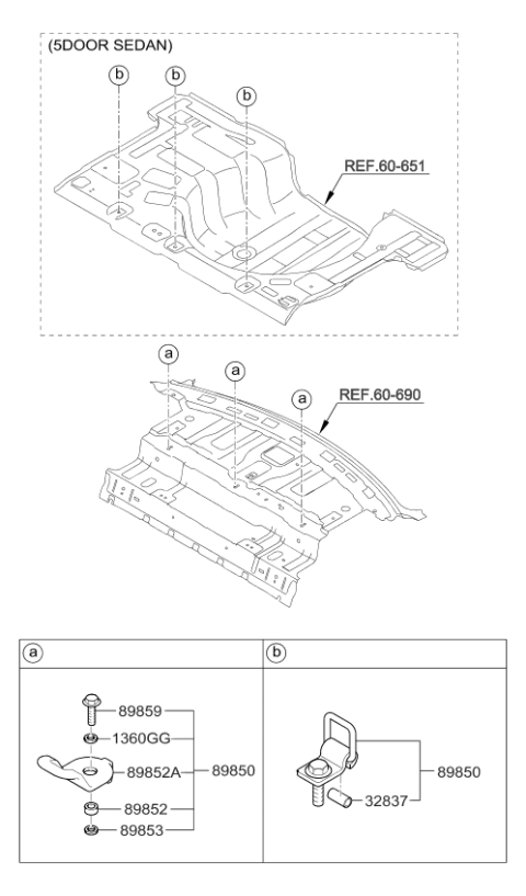 2012 Kia Rio Child Rest Holder Diagram