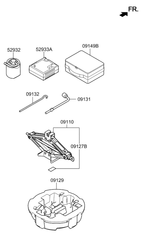 2014 Kia Optima Ovm Tool Diagram