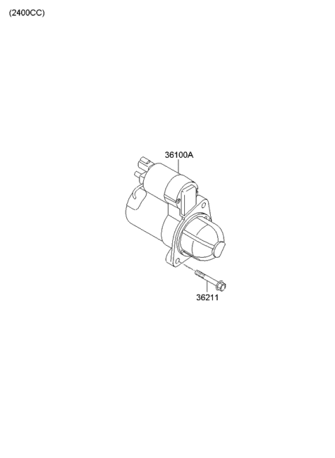 2014 Kia Optima Starter Diagram 1