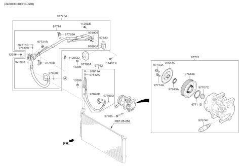 2015 Kia Optima Liquid Pipe Diagram for 977744C800