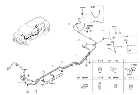 2021 Kia Sportage Brake Fluid Line Diagram 2