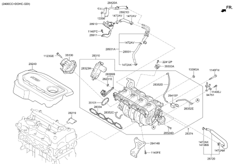 2021 Kia Sportage Intake Manifold Diagram 1