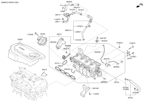 2020 Kia Sportage Intake Manifold Diagram 1