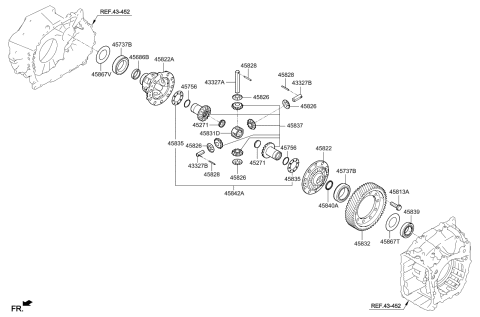 2022 Kia Sportage Transaxle Gear-Auto Diagram 3