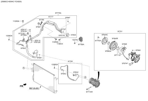 2021 Kia Sportage Suction Tube Assembly Diagram for 97775D9810