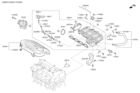 2020 Kia Sportage Intake Manifold Diagram 4