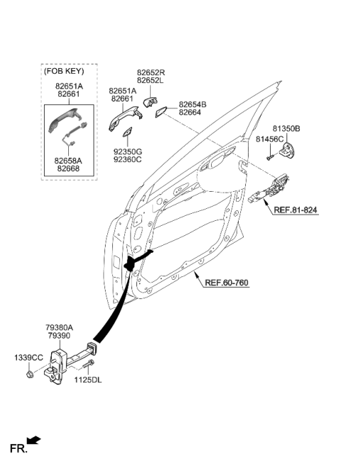 2021 Kia Sportage Locking-Front Door Diagram