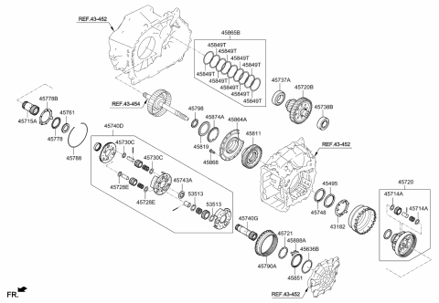 2020 Kia Sportage Transaxle Gear-Auto Diagram 1
