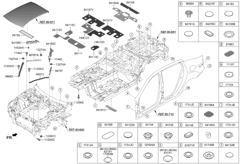 2022 Kia Stinger Isolation Pad & Plug Diagram 1