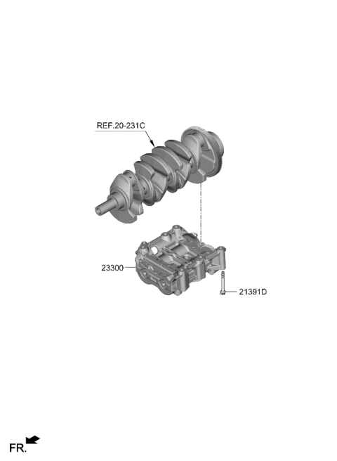 2023 Kia Stinger Camshaft & Valve Diagram 3