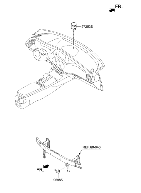 2022 Kia Stinger Heater System-Heater Control Diagram