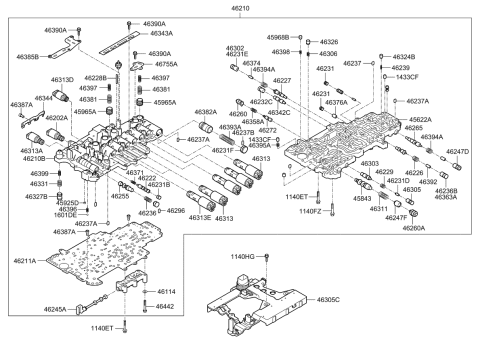 2022 Kia Stinger Transmission Valve Body Diagram 3