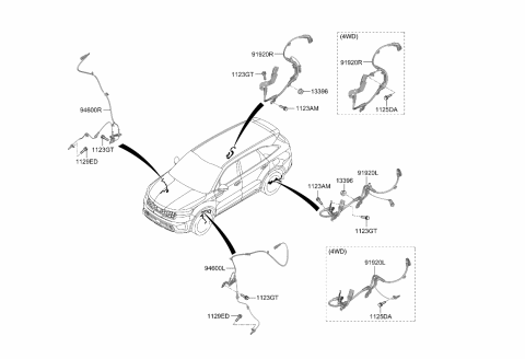 2023 Kia Sorento Hydraulic Module Diagram