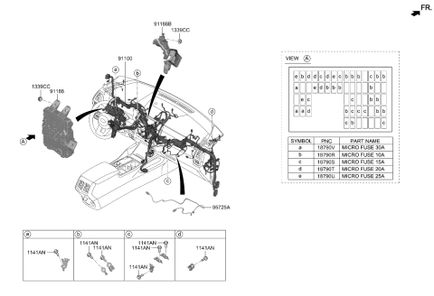 2021 Kia Sorento Main Wiring Diagram