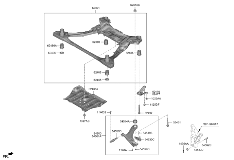 2021 Kia Sorento Bolt-Flange Diagram for 1163314396K