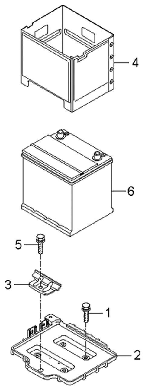 2006 Kia Rio Battery Diagram