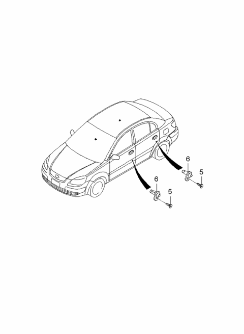 2005 Kia Rio Switches Diagram 2