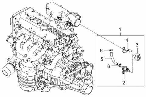 2006 Kia Rio Vaporizer Control System Diagram