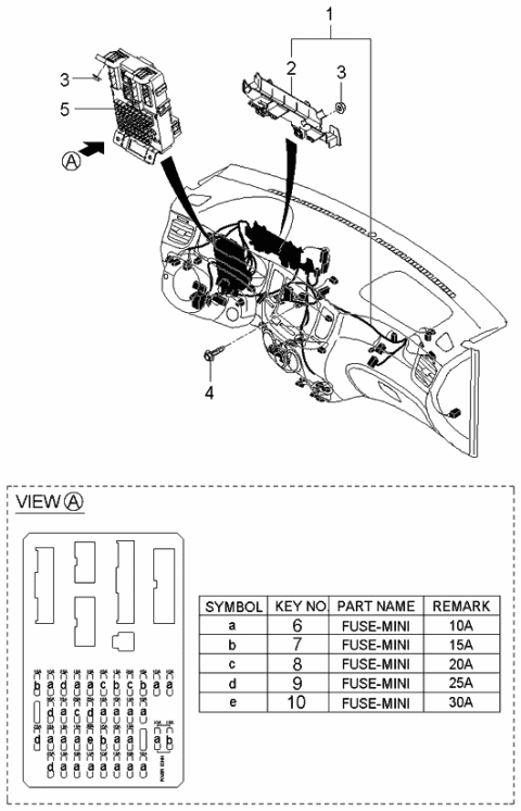 2005 Kia Rio Main Wiring Diagram