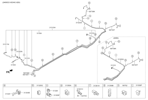 2014 Kia Sportage Fuel Line Diagram 2