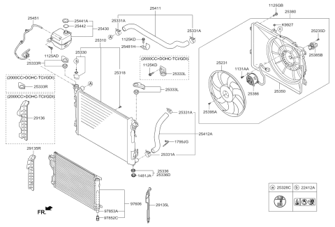 2014 Kia Sportage Engine Cooling System Diagram