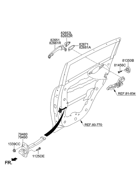 2015 Kia Sportage Rear Door Locking Diagram