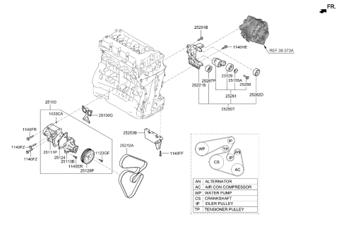 2015 Kia Sportage Coolant Pump Diagram 1