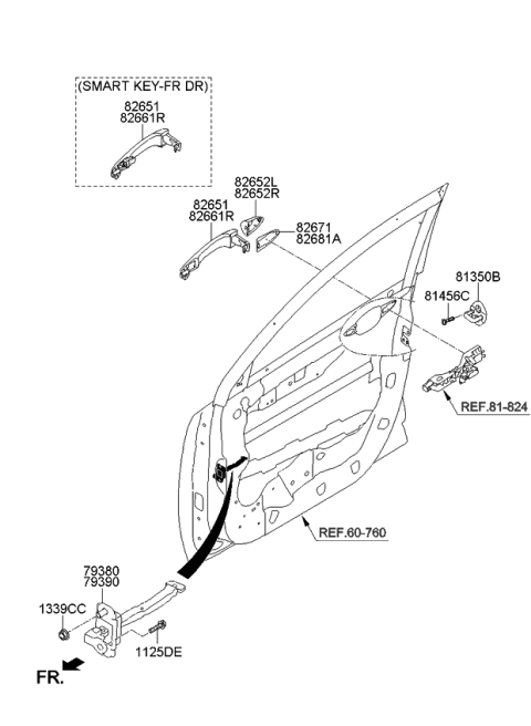 2015 Kia Sportage Locking-Front Door Diagram